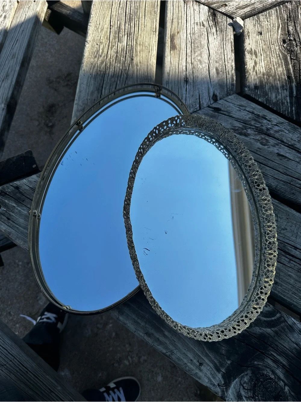 Ornate Gold Decorative Wall Mirror - Elegant Home Accent